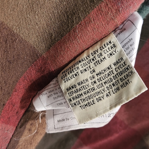 RARE VINTAGE EDDIE BAUER CHORE JACKET COAT MEDIUM GOOSE DOWN LINER GREEN BARN - Picture 11 of 16